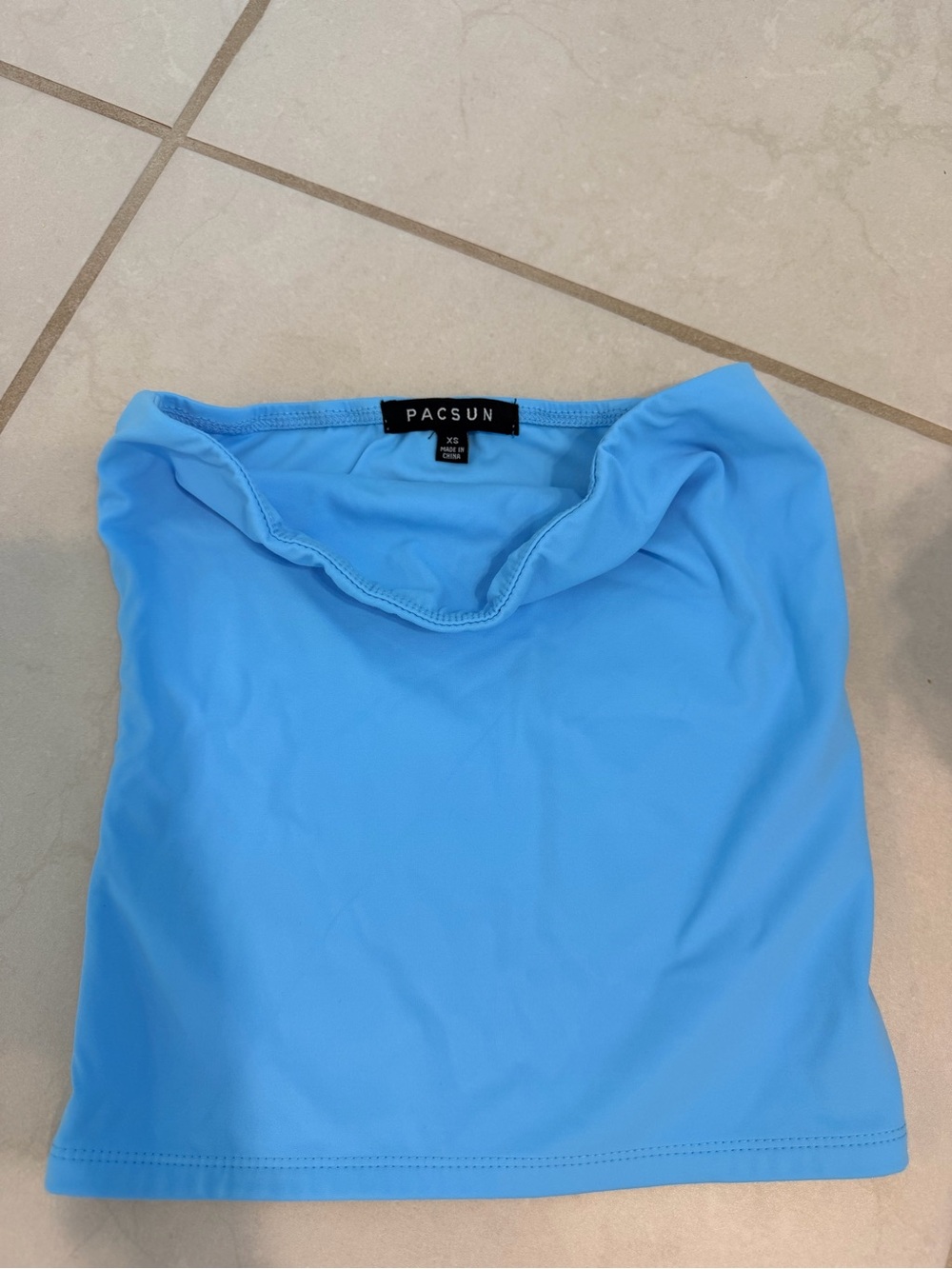 PacSun Women's Blue Tube Top